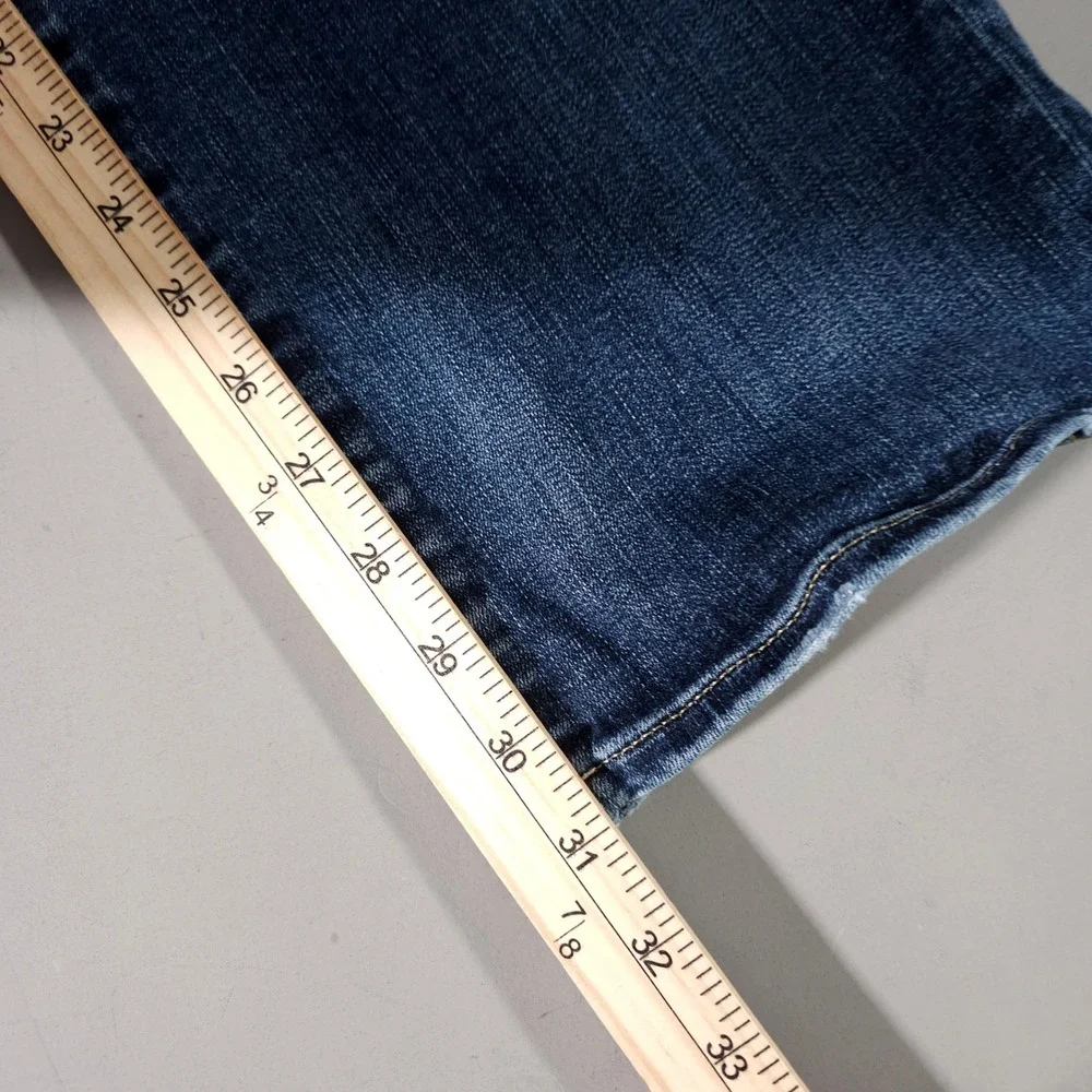 American Eagle Slim Straight Jeans Mens 42x32 Dark Wash Extreme Flex Blue
